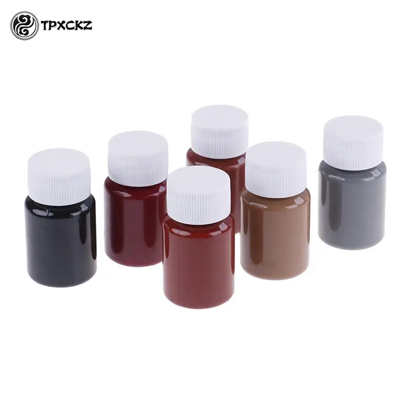 20ML Colors Leather Paint Set DIY Leather Edge Paint Edge Oil Dye Highlights Professional Watercolor Paint Liquid Art Supplies