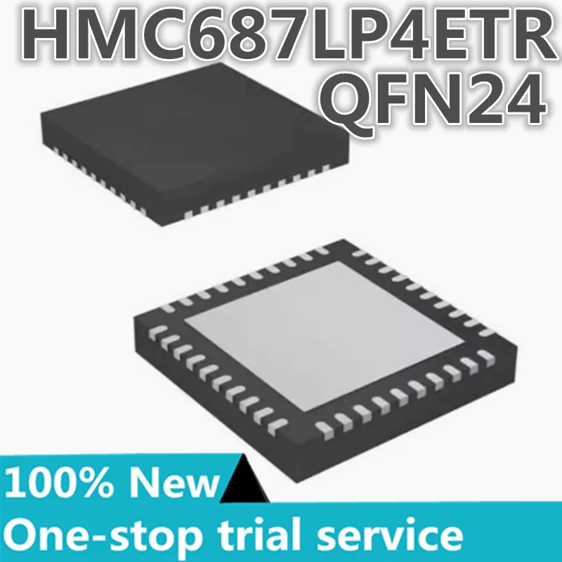 

1-10PCS %New original HMC687LP4ETR HMC687LP4E Screen printing H687 QFN-24 RF mixer IC LTE, WiMax up/down 1.7GHz ~ 2.2GHz