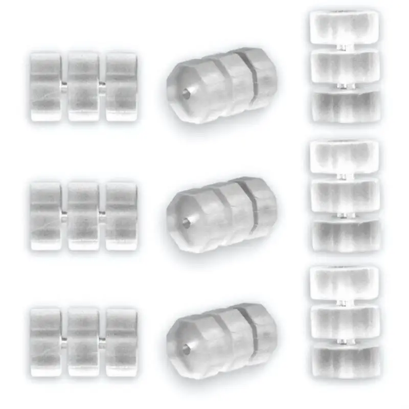 

60Pcs Bike Brake Cable Silicone Rings Octagonal O-Rings Inner Brake Gear Cable Protector Cycling Accessories Transparent