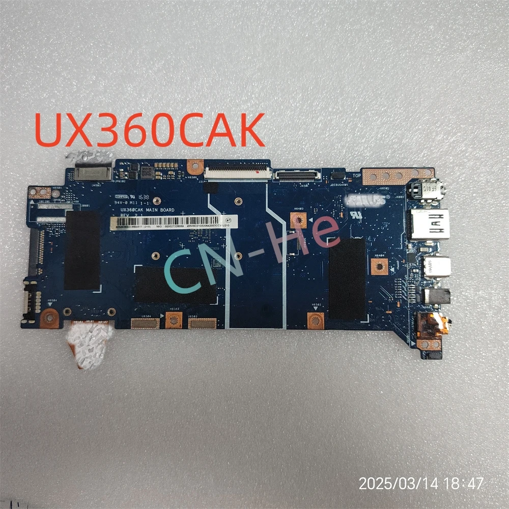 For ASUS Zenbook UX360C UX360CA UX360CAK 60NB0BA0-MB4511 Motherboard  Mainboard M3-7Y30 CPU 4GB 8GB RAM Tested Fast Shipping