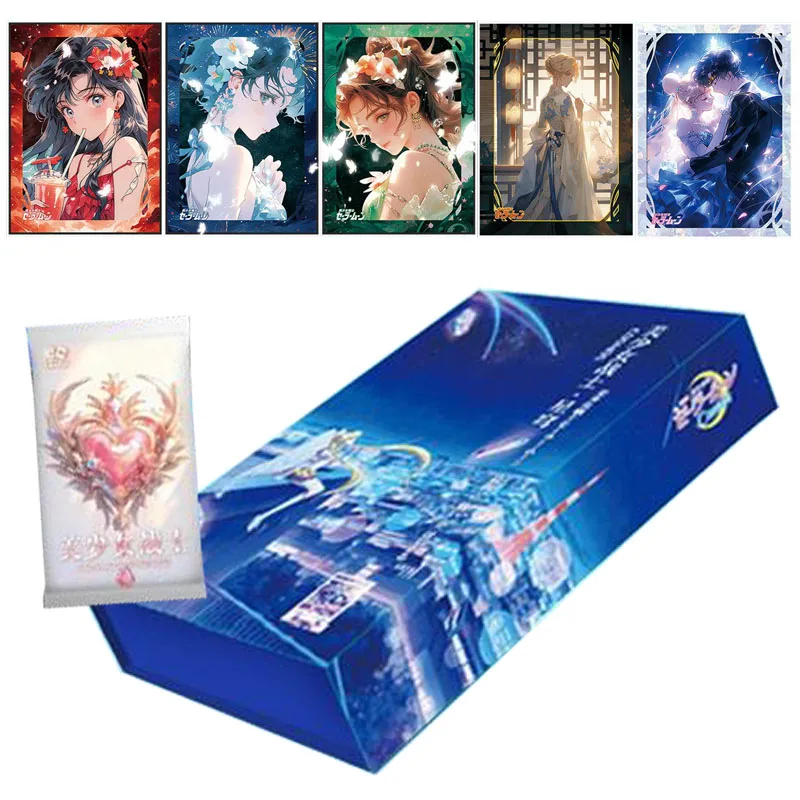 

New Sailor Moon Stellar Dome Series Collection Cards Anime Beautiful Girl Character Peripheral Toys Children Birthday Xmas Gifts