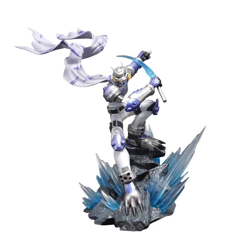 Em estoque 23cm anime digimon aventura wolfmon figura de ação pvc modelo boneca coleção brinquedos estatueta presente aniversário