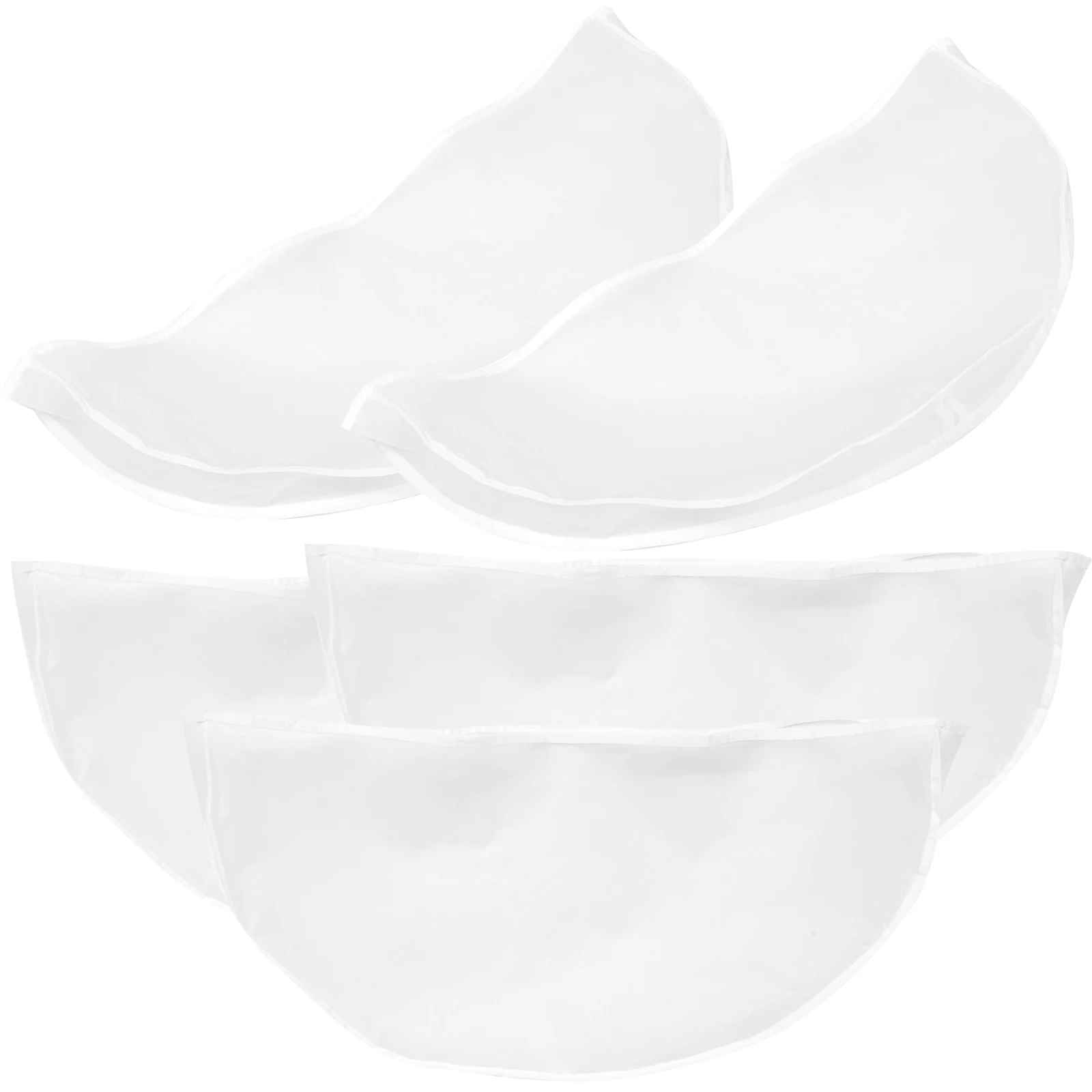 

5pcs Thickened Transparent Clothes Dust Proof Cover 60x5x30cm Wardrobe Bag Storage Protective Garment Cover