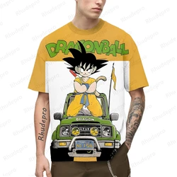 Homens e Mulheres Anime Dragon Ball Z Impressão 3D Role Play T-shirts, Unisex Oversized Rua T-shirts, Verão, Novo, 2024