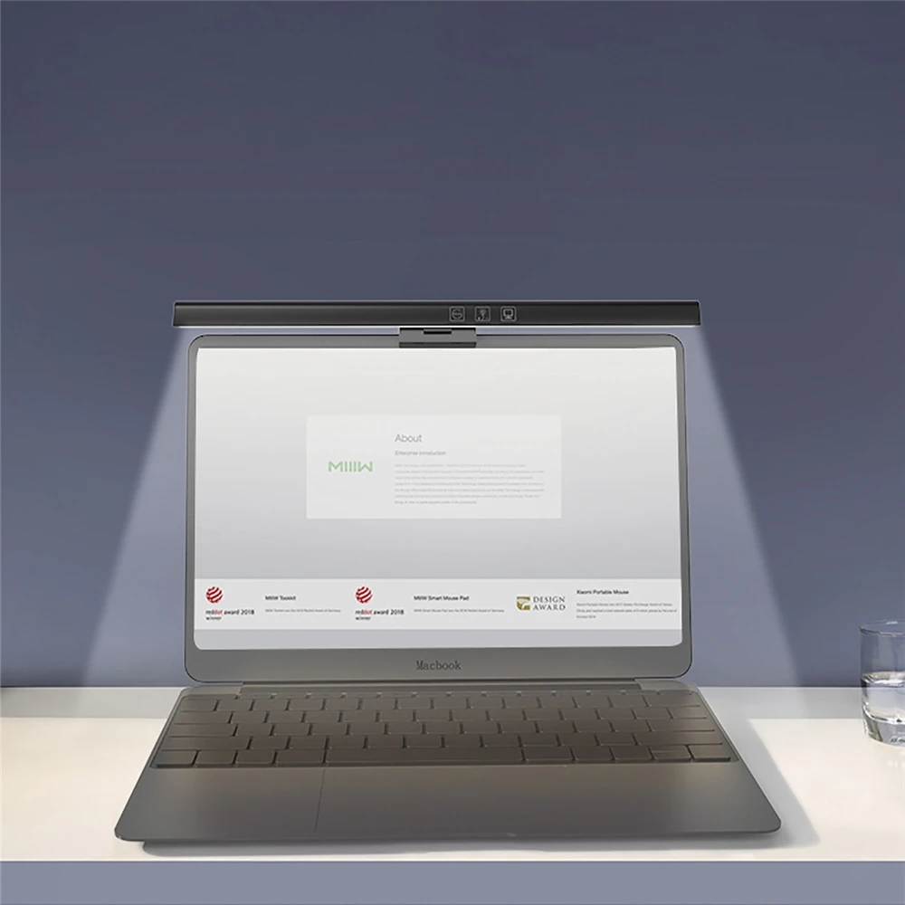 33/50cm computador portátil monitor de tela proteção para os olhos clipe de luz stepless escurecimento tela pendurado lâmpada mesa lâmpada leitura