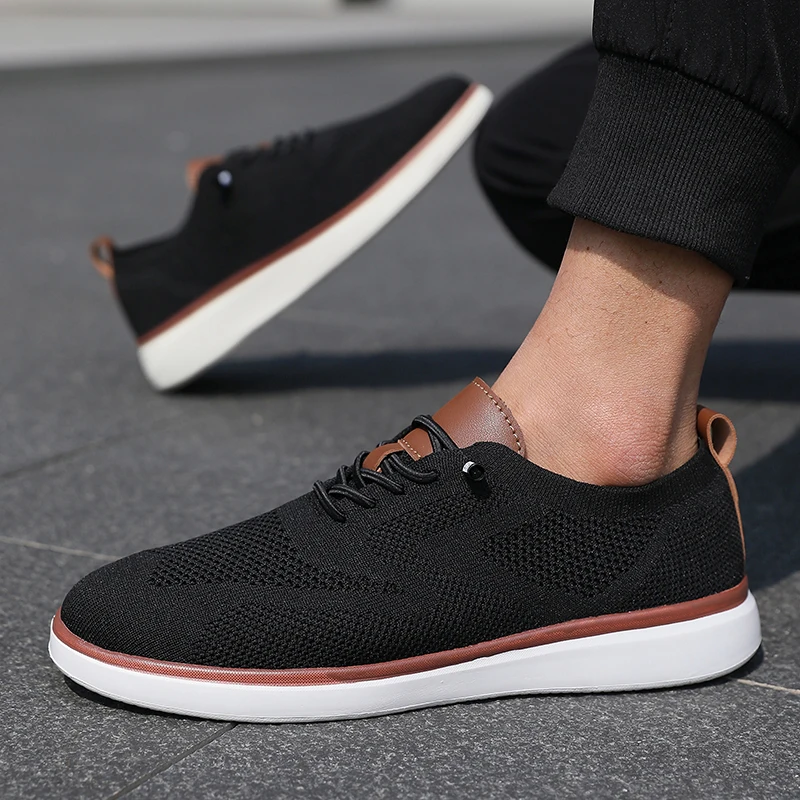 Men's Shoes Fashion Mesh Sports Shoes Autumn Anti Slip Shoes for Men Low Cut Casual Sneakers Casual Sports Designer Shoe Zapatos