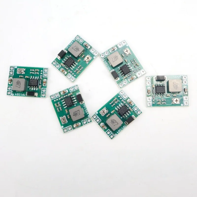6pcs Mini MP1584EN DC-DC Step Down Converter 3A Adjustable Power Supply Module 3V Buck Power