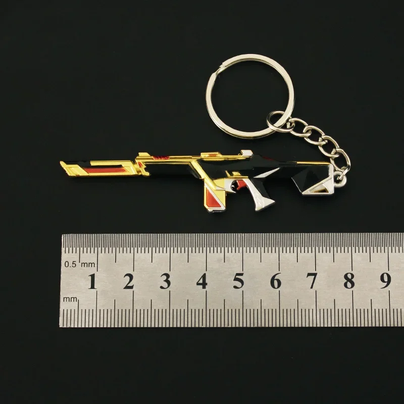 8 سنتيمتر Valorant المشاجرة ريفر نموذج قلادة المفاتيح للرجال أبطال 2022 فانتوم المعادن المينا حلقة رئيسية المشجعين حقيبة سيارة مجوهرات هدية #5