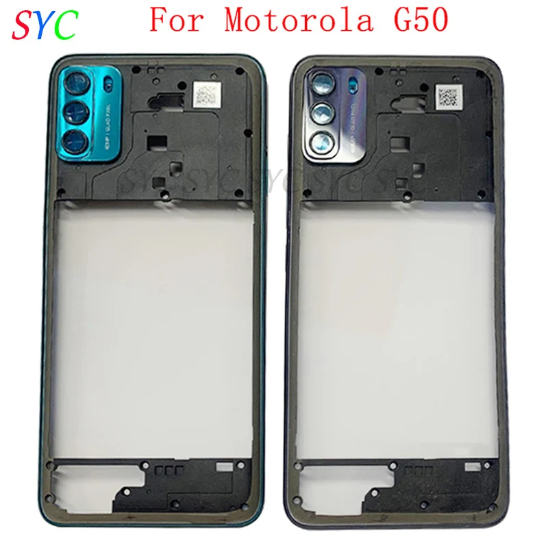 

Middle Frame Center Chassis Cover Housing For Motorola Moto G50 Phone LCD Frame Repair Parts