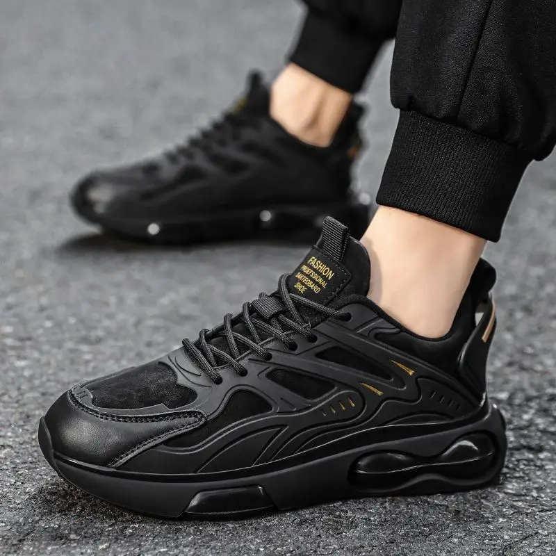 Male Sports Shoes Mens Casual Shoe Thick Bottom Air Cushion Wear-resistant Lightweight  Athletic Training Footwear Mens Sneakers