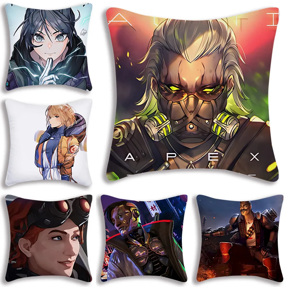 A-apex Pillow Covers Cartoon Sofa Decorative Home Double-sided Printing Short Plush Cute Cushion Cover