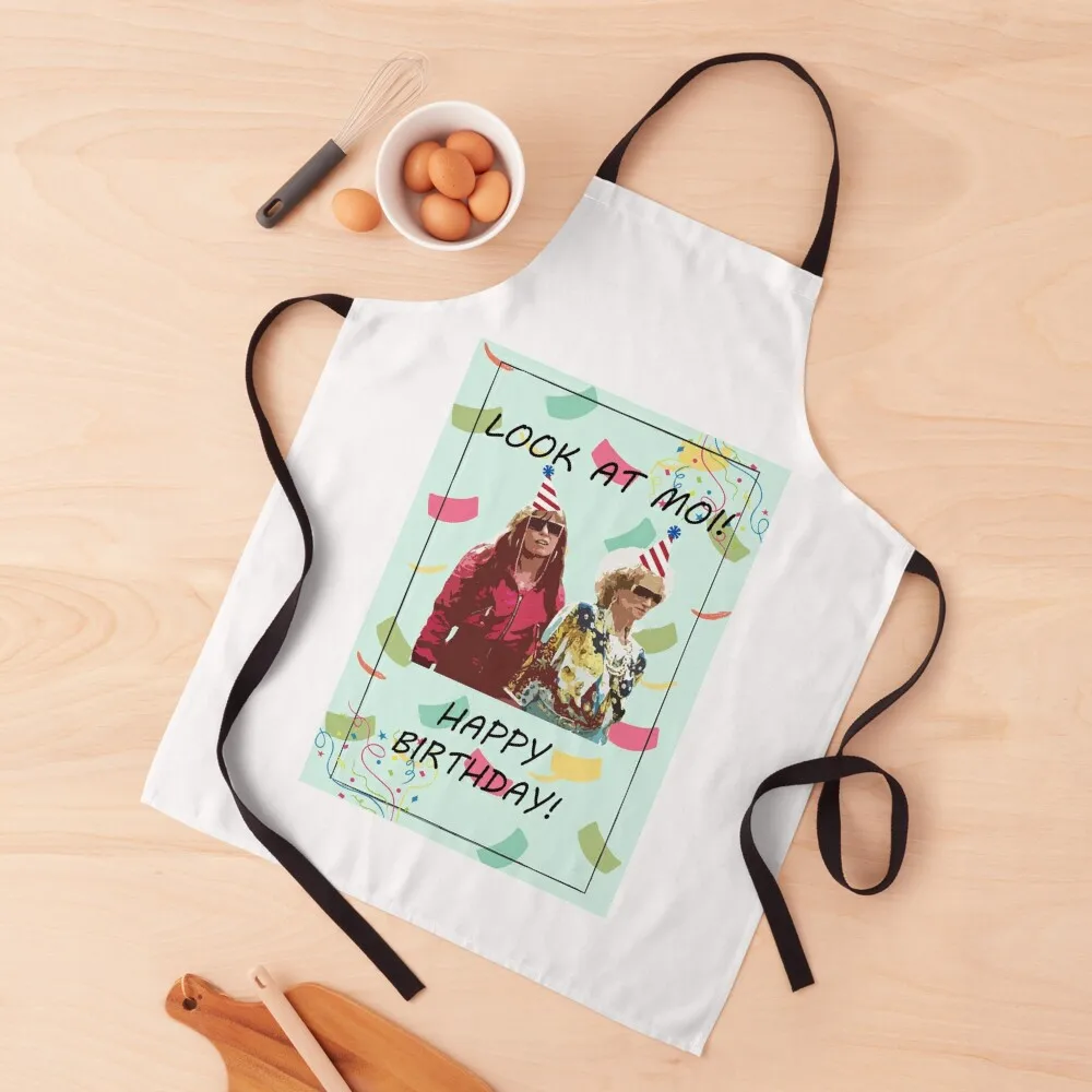 Happy Look At Moi Birthday Apron Household Items Kitchen Chef jacket men innovative kitchen and home items Apron