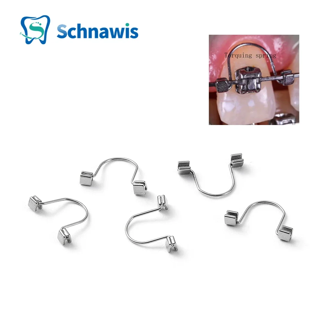 10Pcs/bag Dental Orthodontic Anterior Torque Spring Auxiliar Torquing Spring Small Middle Big for Bracket Arch Wire Ortodoncia