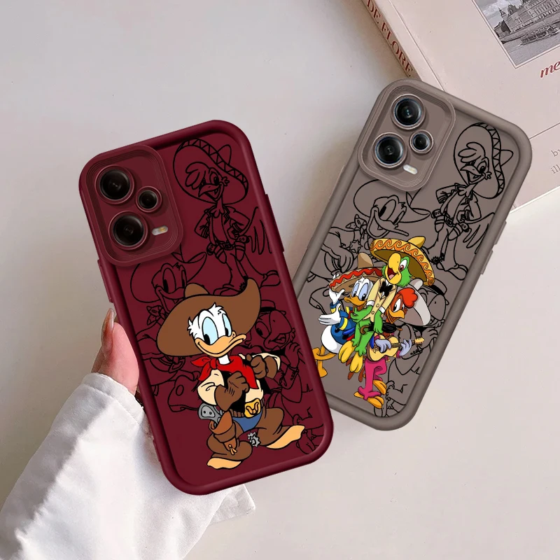 Disney The Three Caballeros Art Eye Ladder For Xiaomi Redmi Note 13 12 12C 11 11S 10 10C 10A 9C 9A Pro 5G Cover Phone Case