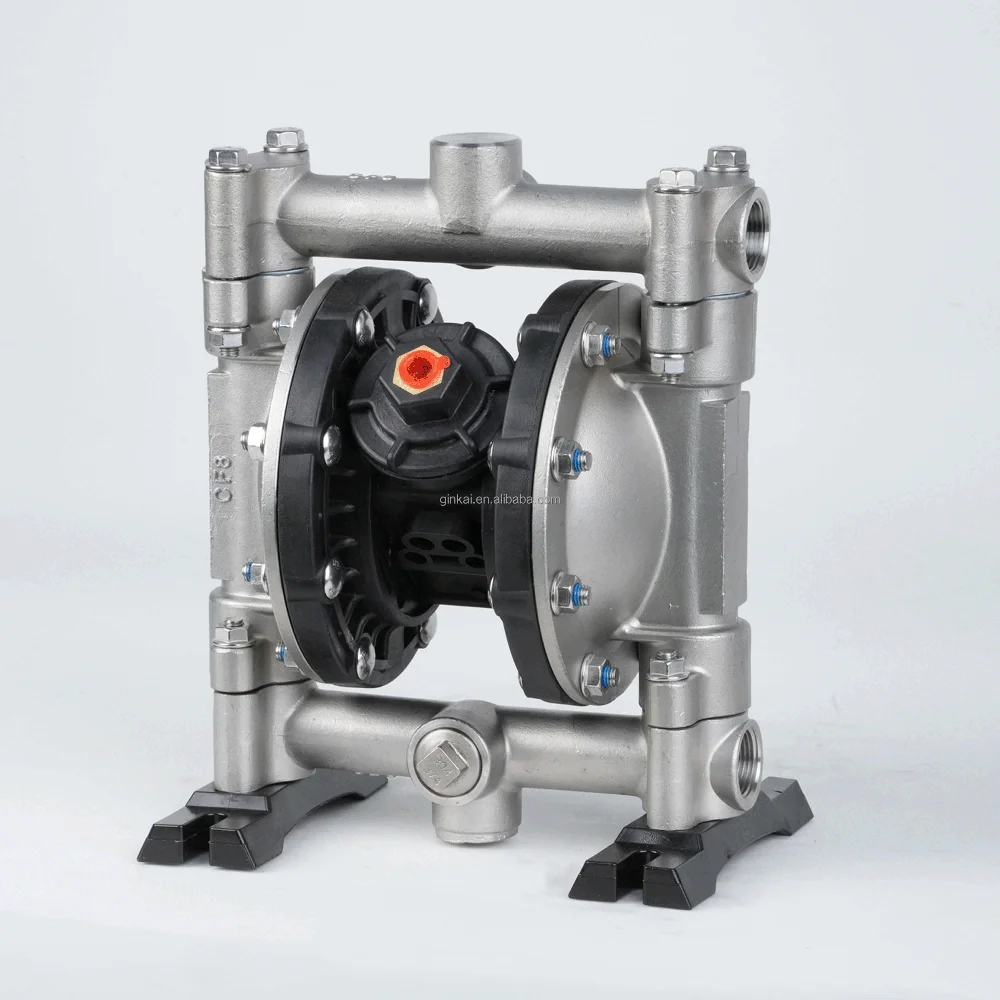 1/2 Inch Simple Maintenance Diaphragm Pump Aluminum Alloy Pneumatic for Paint Glue Ink Delivery Sands Fluids Transfer