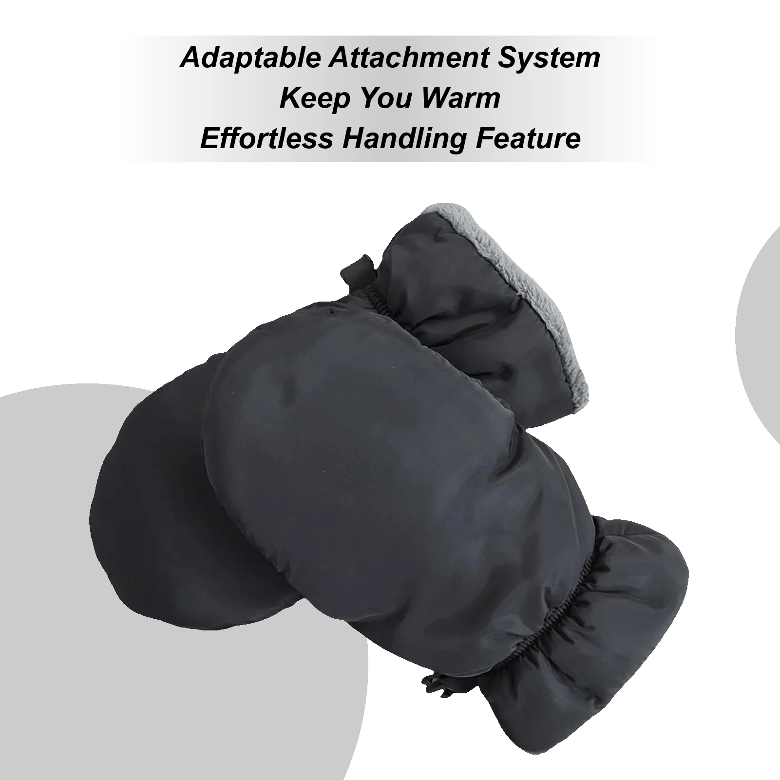 

Зимние перчатки для коляски, зимние перчатки, грелки для рук, водонепроницаемые терморукавицы на флисовой подкладке для коляски