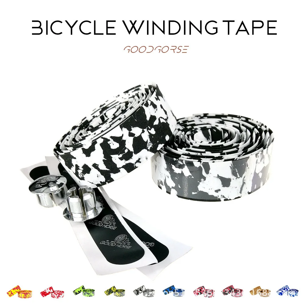 G767 Bicycle HandlesTape EVA Material  Camouflage Road Car Winding With Non-Slip Bike Comfort  Strap Riding Accessories