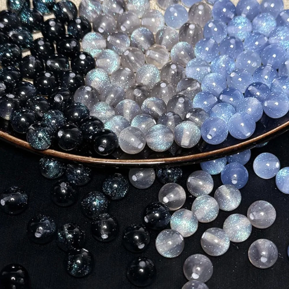 20-100 Sternförmige Funkelnde Harzperlen: DIY Schmuckherstellung, 8-10mm – Detail 2