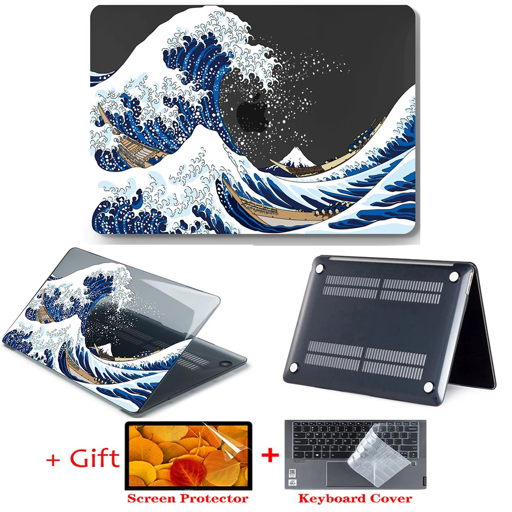 New Creative pattern Case for Macbook M1 Chip Air Pro Retina 12 13 15 16 case For 13.3 Inch AIR A1932 A1369 A1466 Retina A1502