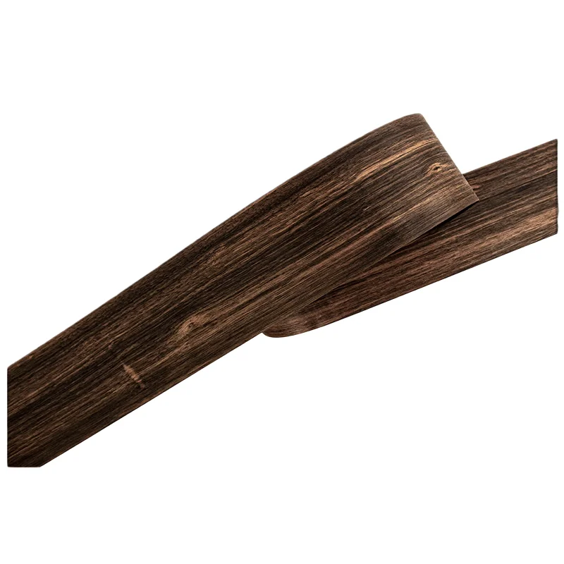 Natural Ebony Wood Veneer Decorative Panel Real Wood Design for Hotel Furniture Cabinet Guitar Resurfaci DIY Decor Wooden Panel