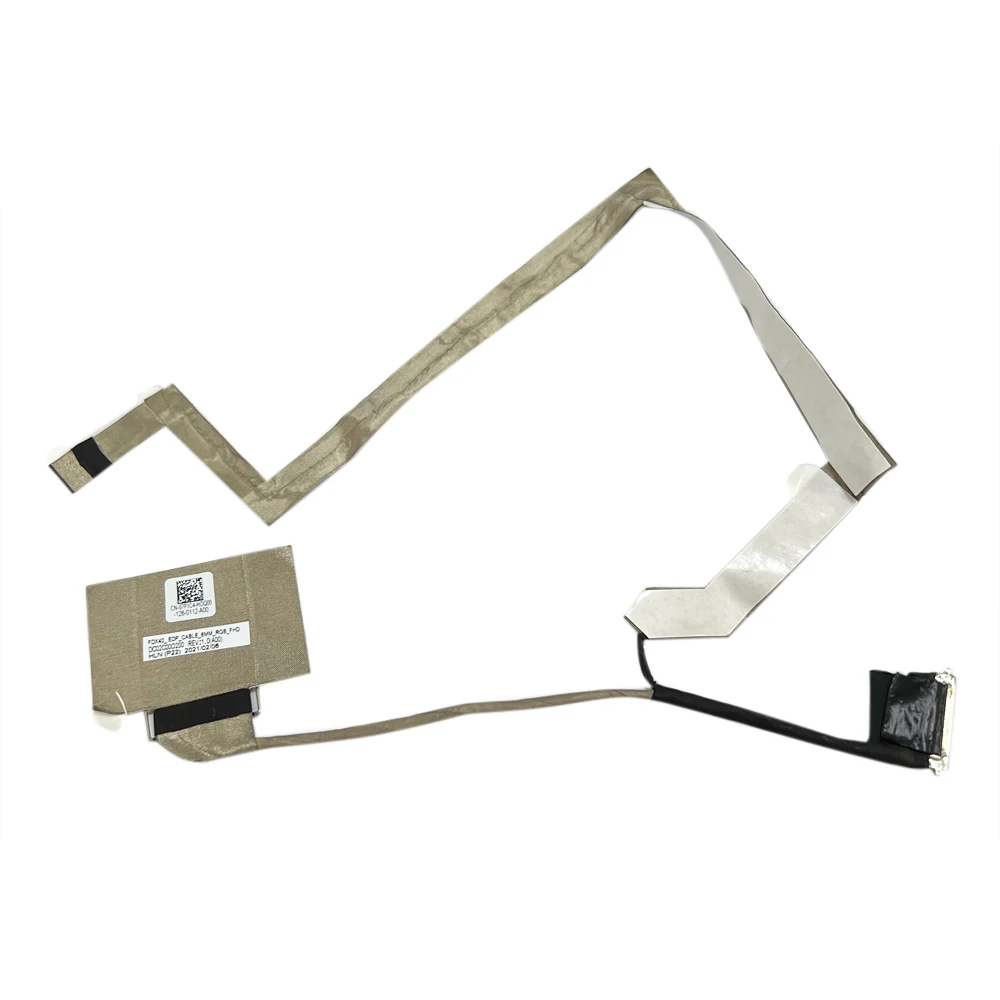 For Dell Latitude 7410 FDX40 EDP 6MM RGB FHD Laptop LCD Video Display Non-touch screen cable 30PIN 07P1C4 DC02C00O200