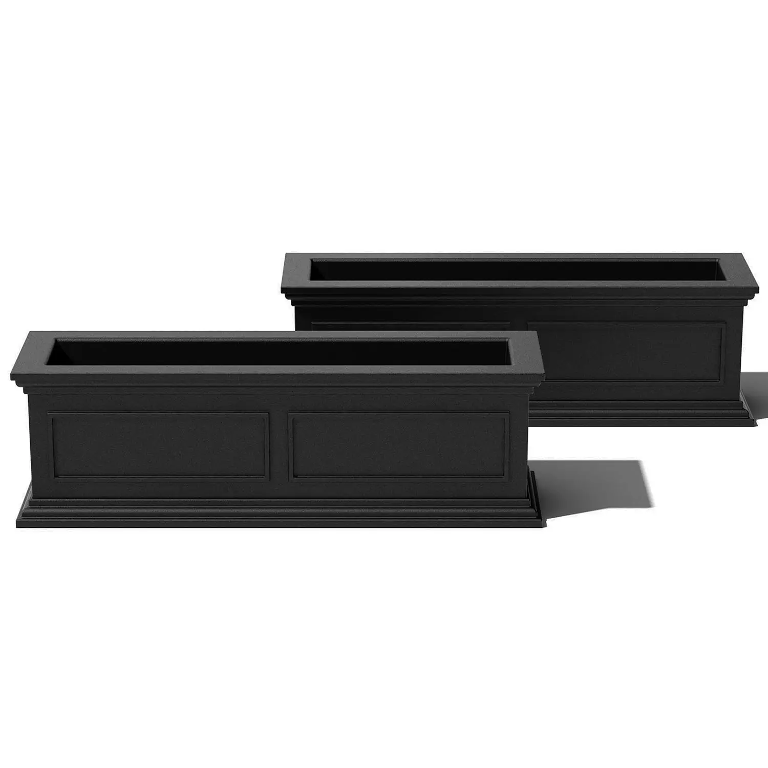 Brixton Series Window Box Planter - Rectangular Outdoor Planter