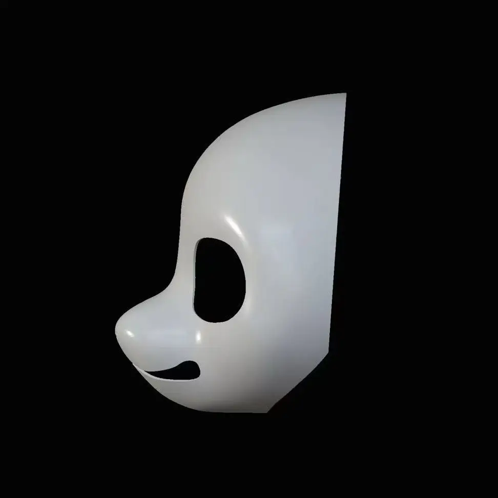 Fursuit Head Base Kemono Cute Sheep Beast Skull PETG Material Furry DIY Accessories Cosplay Props 2