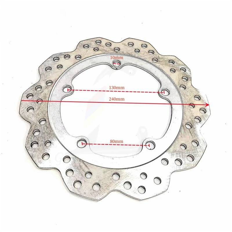 

Motorcycle Rear Brake Rotors for Honda NC700X/S/D NC750X/S/D CTX700 Disc Brake Maintenance Replacement Parts