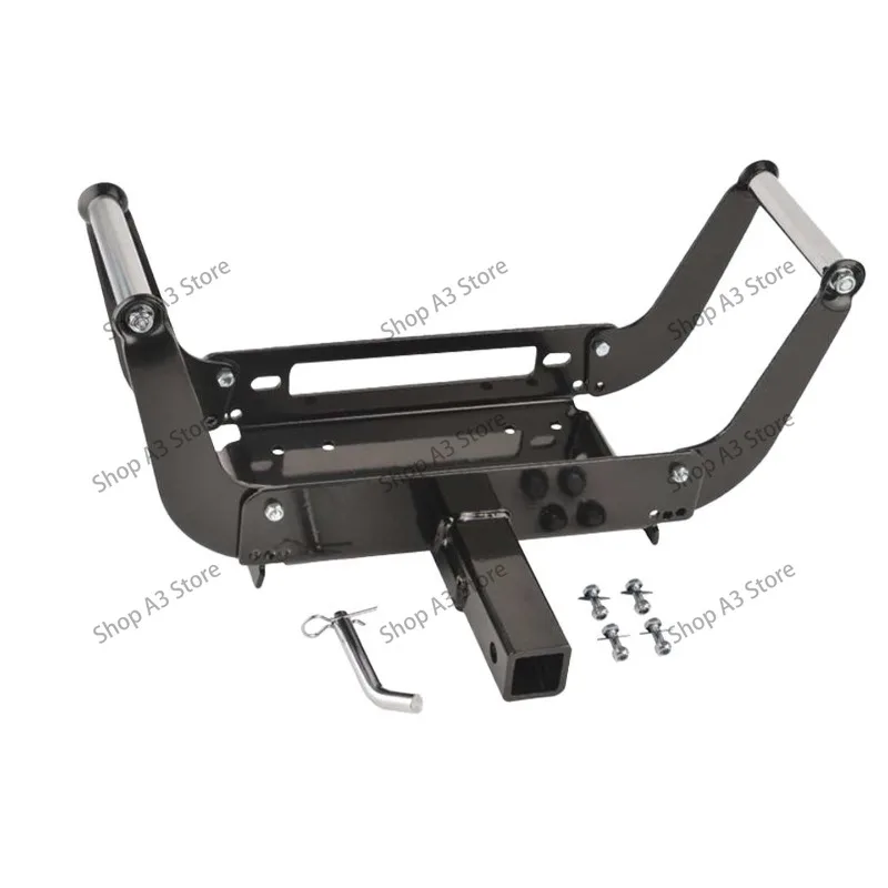Foldable Cradle Winch Mounting Plate External Hanging Device Off-road Car Trailer Modification Parts