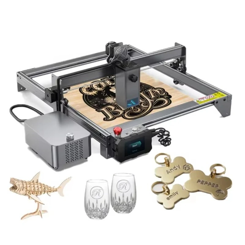 

2025 X20 S20 PRO 130W 400mm*400mm Large Working Area Portable Cnc Wood Jewelry Metal Cutting Diode Engraving