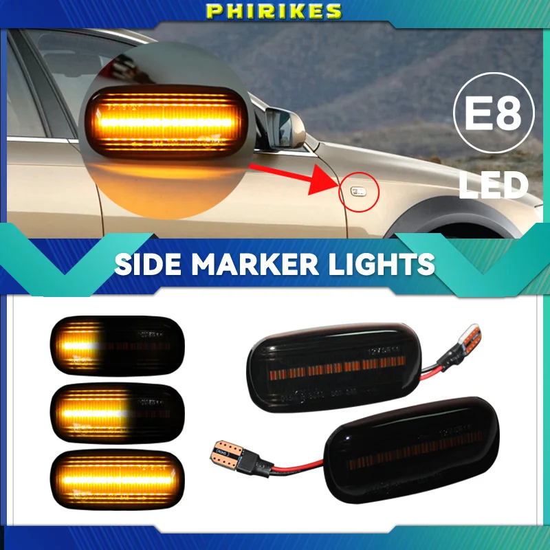 Superb LED Front Fender Side Marker Light For Audi A3 S3 8P A4 S4 RS4 B6 B7 B8 A6 S6 RS6 C5 C7 C6 05-08 Turn Signal Light 