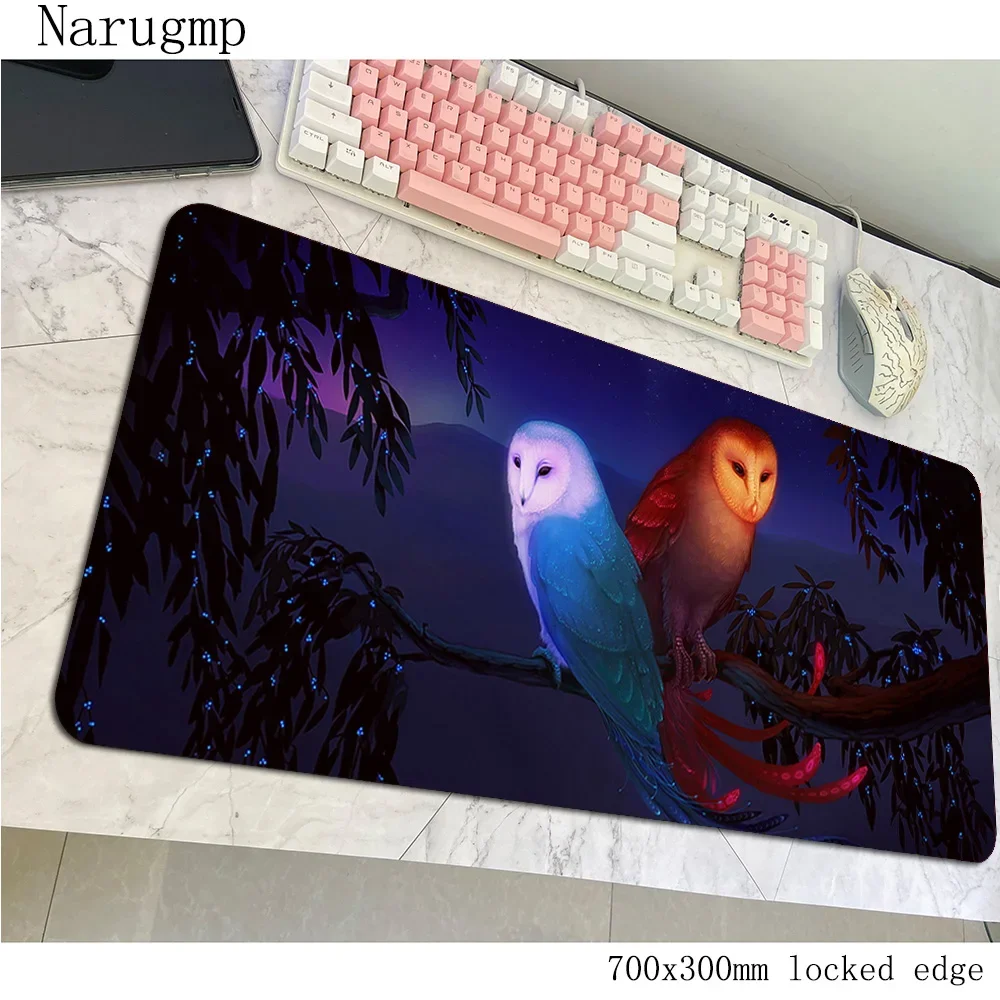 Birds mouse pad gamer large mousepad 700x300x4mm rubber desk mat cheapest gaming accessories pc game keyboard mats oversized