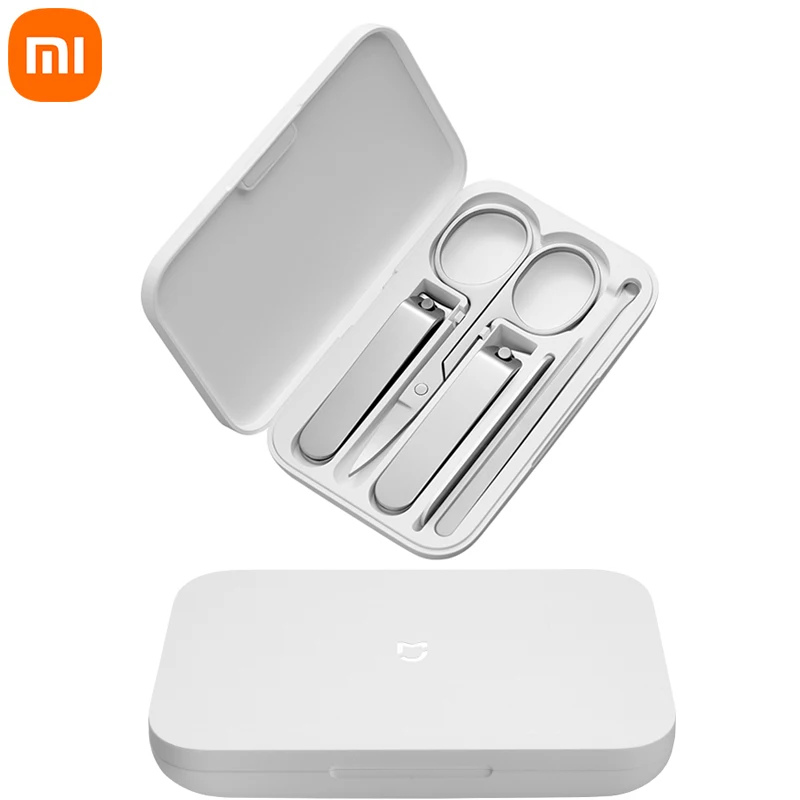 

Набор машинок для стрижки ногтей XIAOMI Mijia, комплект из пяти предметов из высококачественной нержавеющей стали с магнитным поглощением, портативный комплект из 5 предметов