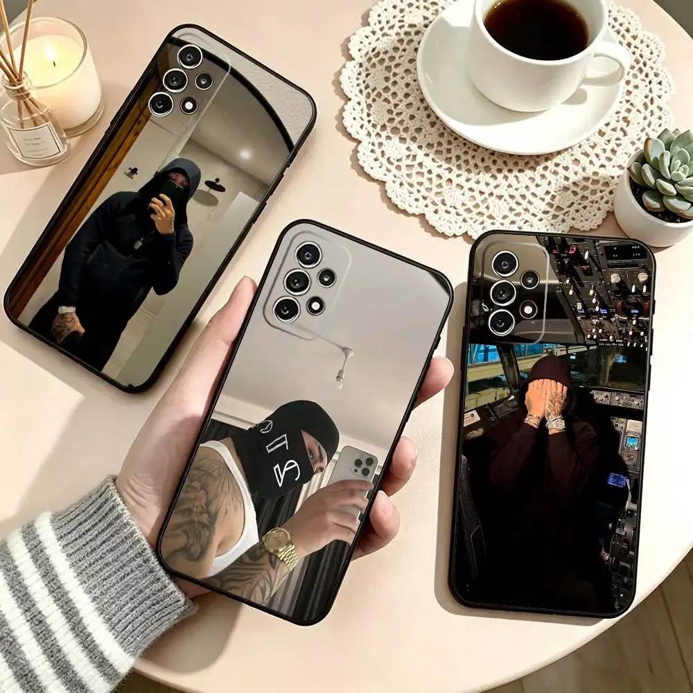 R-Rapper Roa  Phone Case Black Silicone Soft For Samsung S25,S24,S21,S22,S23,S30,Ultra,S20,Plus,Fe,Lite