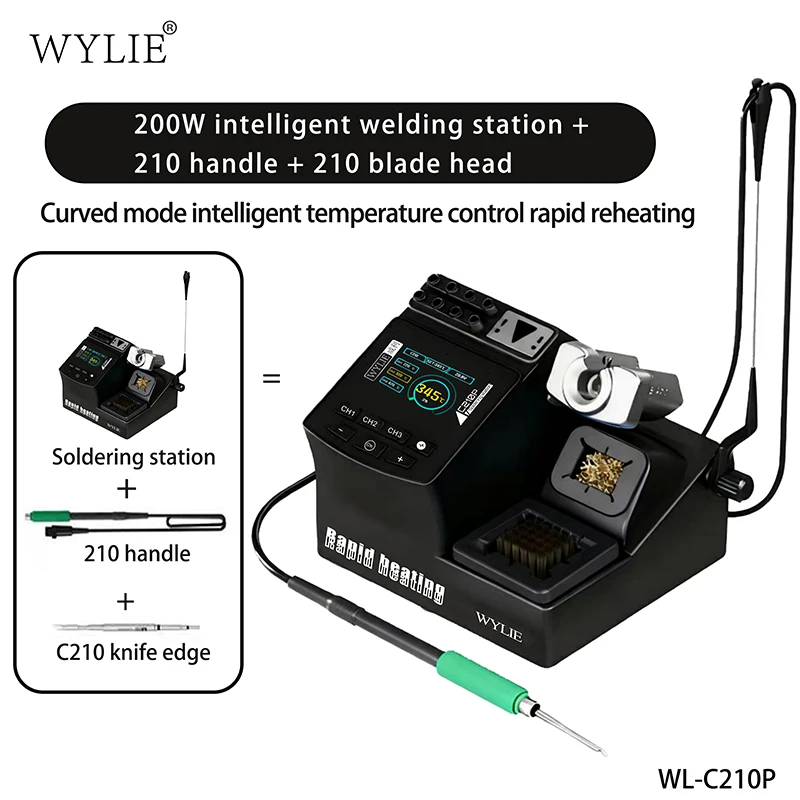 WYLIE Soldering Station Constant Temperature Welding Station for Mobile Tablet Repair Motherboard PCB IC Chip Soldering Tool