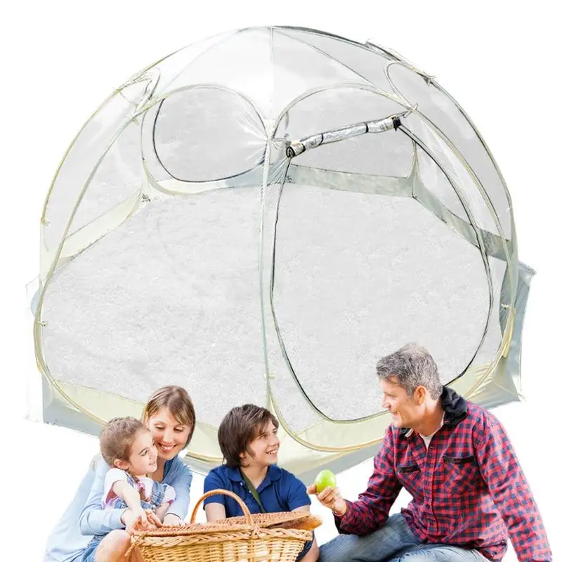 

Outdoor Transparent Tent Greenhouse Camping Tent Canopy Weatherproof Clear Pod Pop Up Transparent View Tent For Lawns Camping