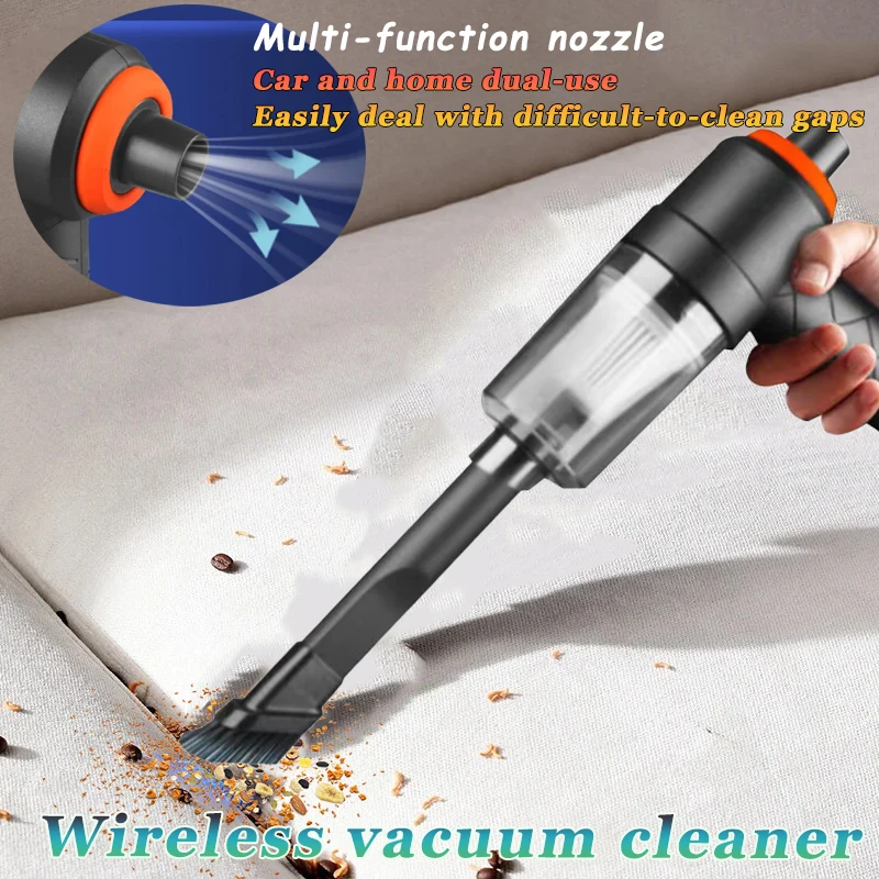 Wireless Car Vacuum Cleaner Cordless Handheld Auto Vacuum High-power Vacuum Cleaner For Home Office Car