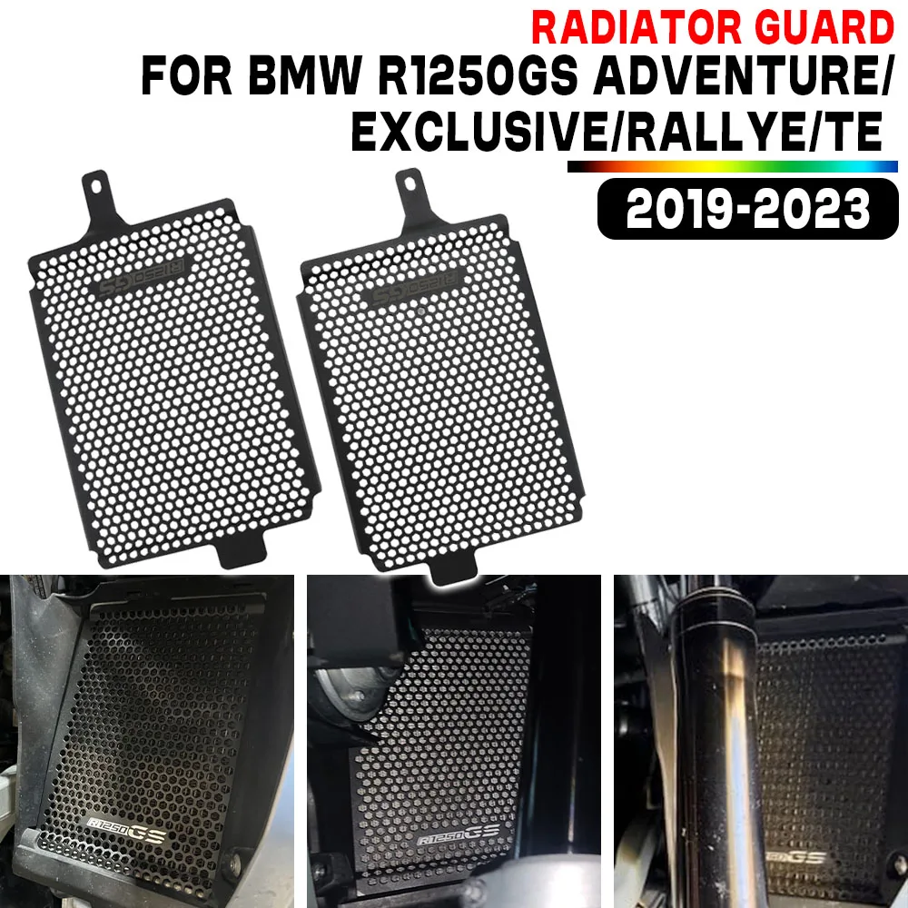 

For BMW R 1250 GS ADV R 1250GS Adventure R1250 GS Rallye TE 2019-up Radiator Grille Guard Cover Shield Protector Motorcycle Part