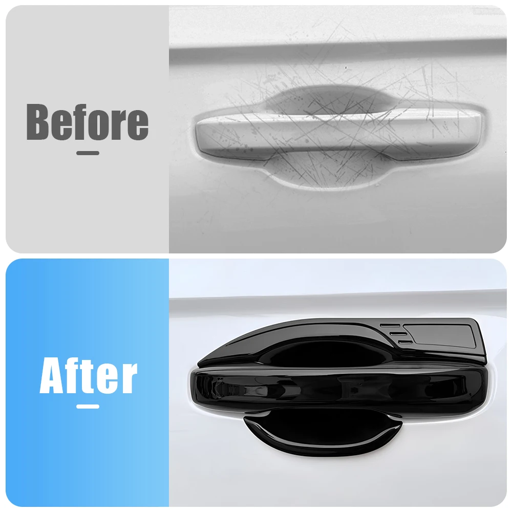 For Honda CR-V CRV 6th Gen 2023 2024 2025 Hybrid ABS Car Door Handle Bowl Cover Protection Trim Case Frame Stickers Accessories