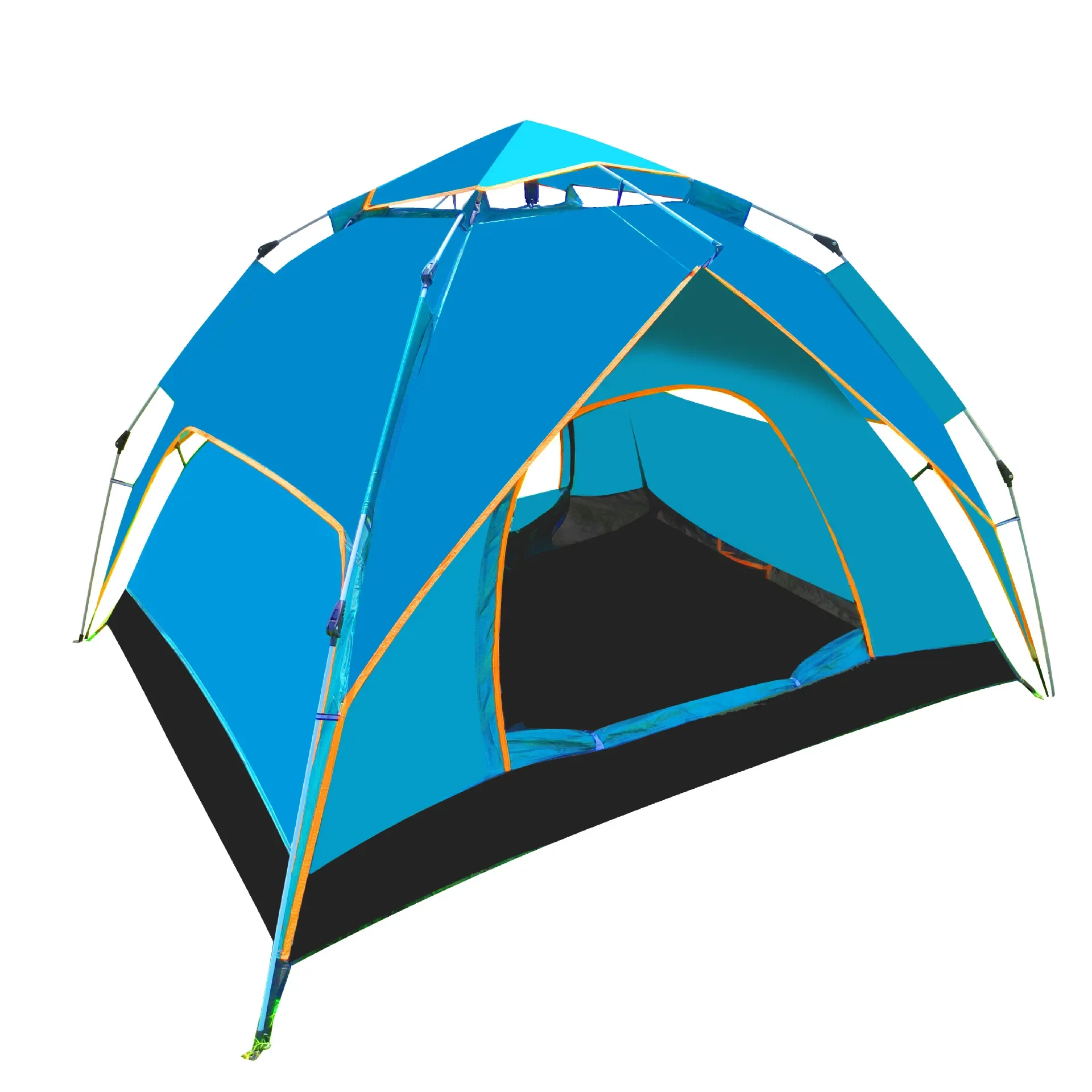 Tent Outdoor Silver Glue Sunscreen Folding