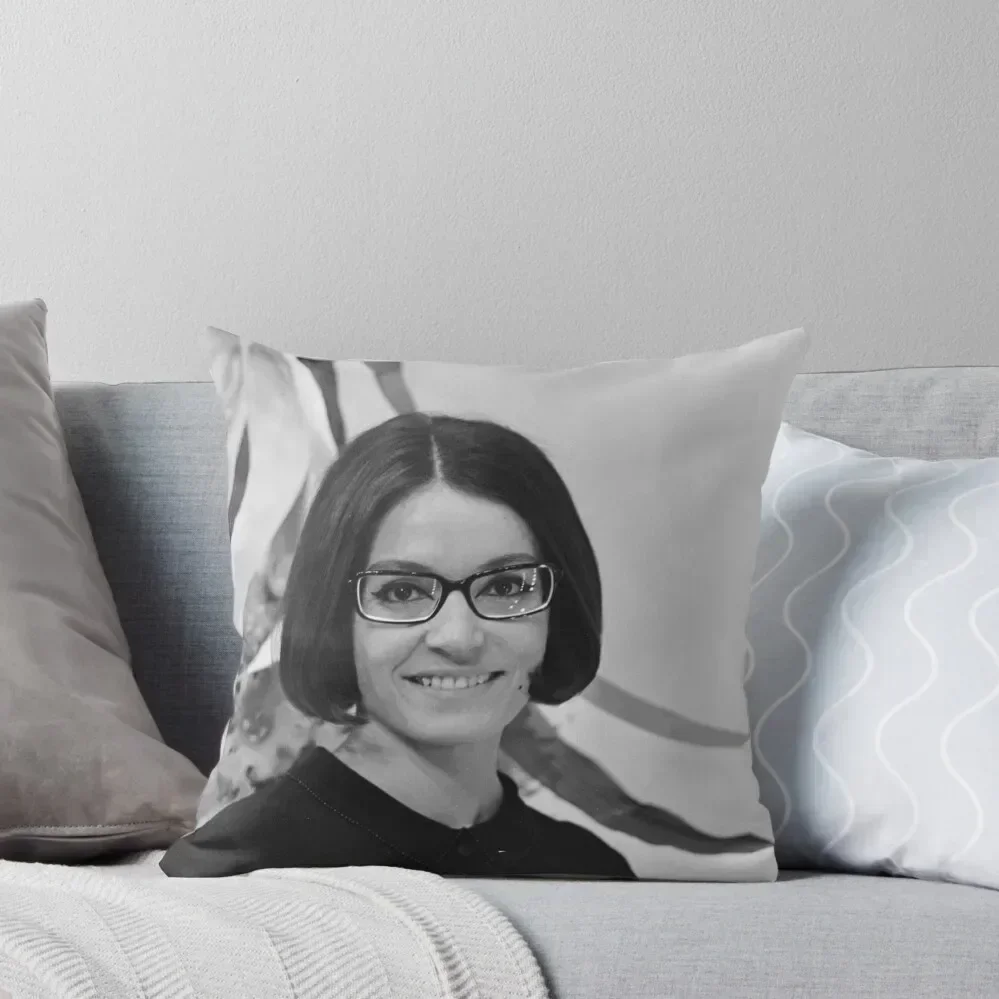 

Nana Mouskouri, the glorious Greek singer Throw Pillow Cushions Home Decor Pillowcase Cushion pillow