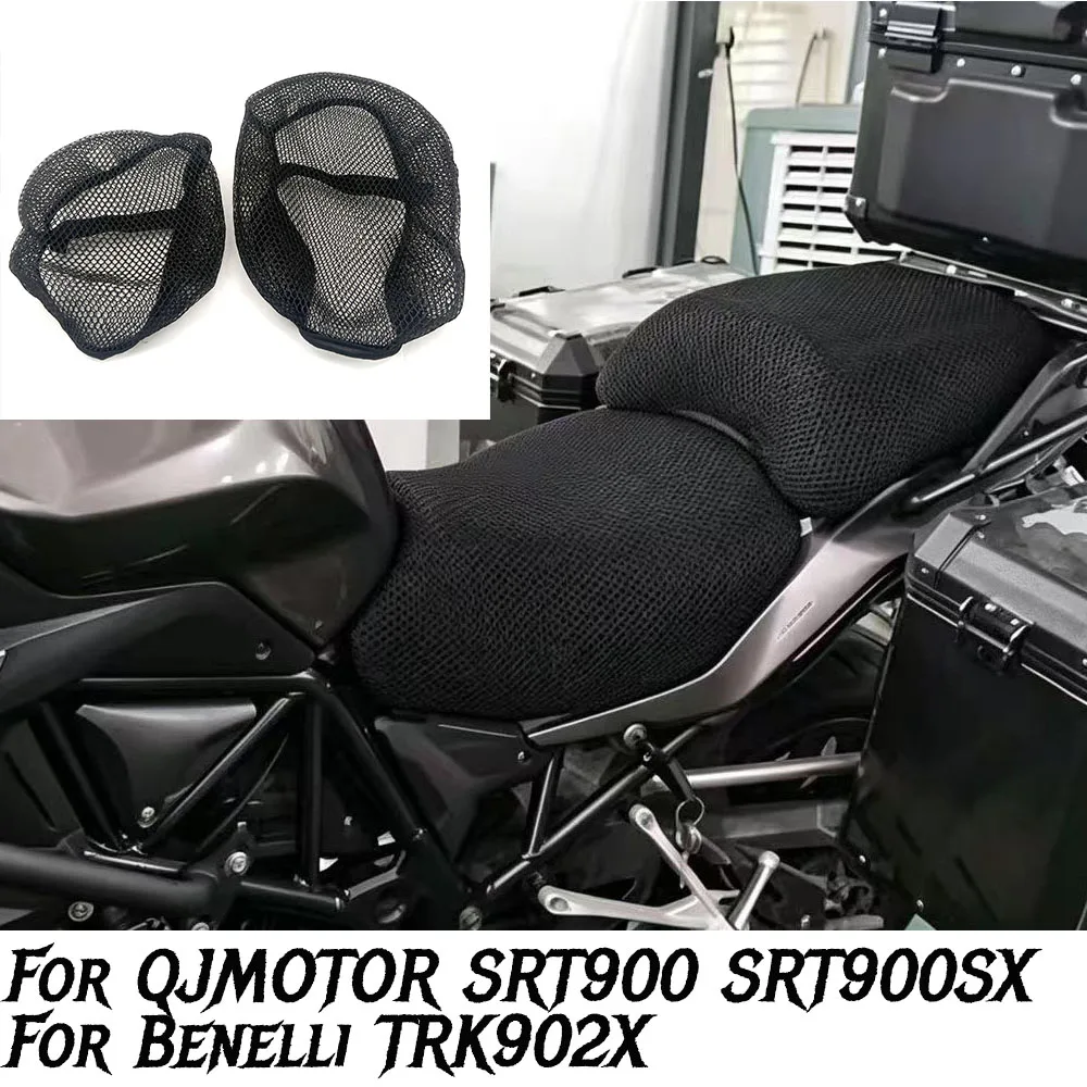 For QJMOTOR SRT900 SRT900SX Benelli TRK902X Motorcycle Accessories Heat Insulation Seat Cushion Seat Cover Protector Case Pad
