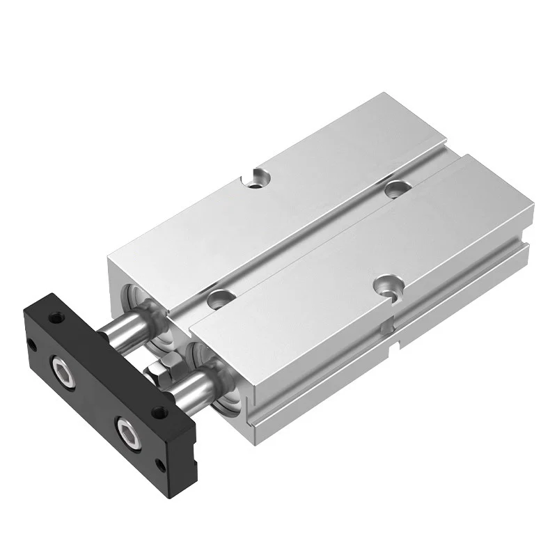 TN Air Cylinder Double Twin-Rod Pneumatic Cylinder 10 16 20 25 32mm Aluminum Alloy Stroke 30 40 50 60 80 100mm