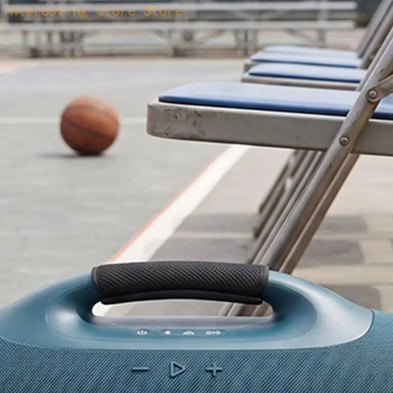 Tragekomfort-Lautsprechergriffpolster für Boombox 4/3/2/1 mit genähten Netzoberflächen, Schnellwickel-Haken- und Schlaufendesign – Detail 8