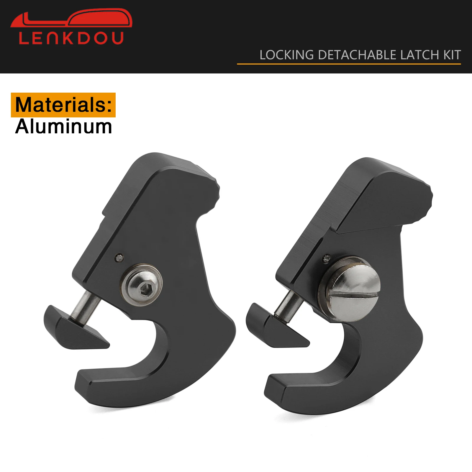 Detachable Luggage Rack Latch Clip for Harley Sportster Dyna Softail Touring Vrod with or without Lock Auxiliary Hook