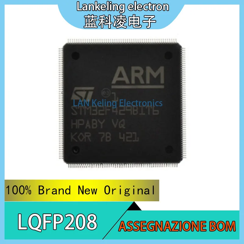 

STM32F429BIT6 100% Brand New Original STM STM32F STM32F429 STM32F429BI STM32F429BIT MCU LQFP-208 chip