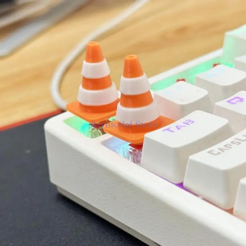 アイスクリームコーン樹脂キーキャップゲームやオフィスの個性キーボード設定にユニークなタイピングファンE8BAを強化