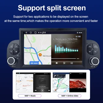 適用於 2013-2020 年菲亞特熊貓的 2DIN 7 吋車用收音機螢幕,帶 GPS 導航、4G LTE、藍牙 CarPlay、Android Auto、RDS、DSP 多媒體功能 8 最佳銷售 菲亞特熊貓2 - №4