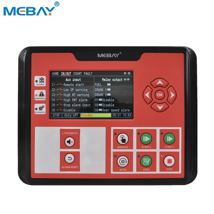 Mebay Intelligent Smart Fire Pump and Jockey Pump Controller FC70DR Electric Driven Fire Fighting Pump Control Module