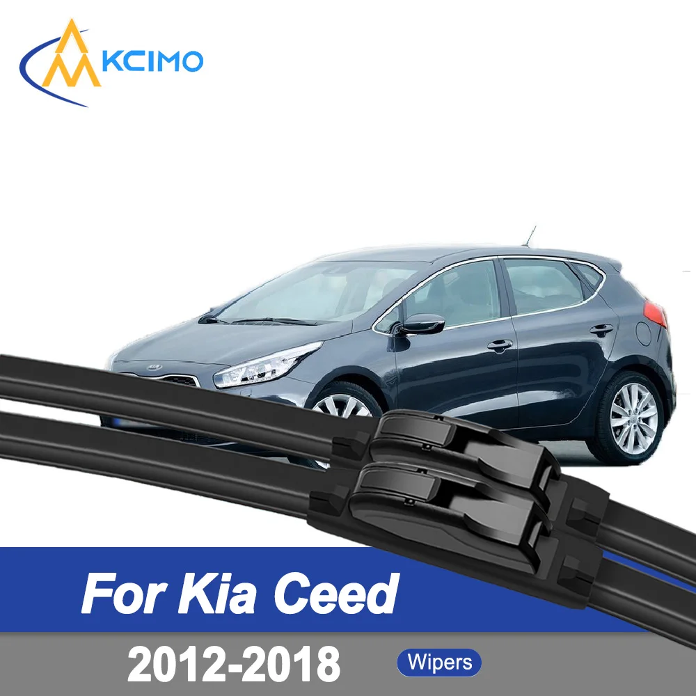 

For Kia Ceed JD 2012–2018 Kia Cee'd front Windshield Wipers Easy Installation Quiet Performance Exact Fit Safe Durable